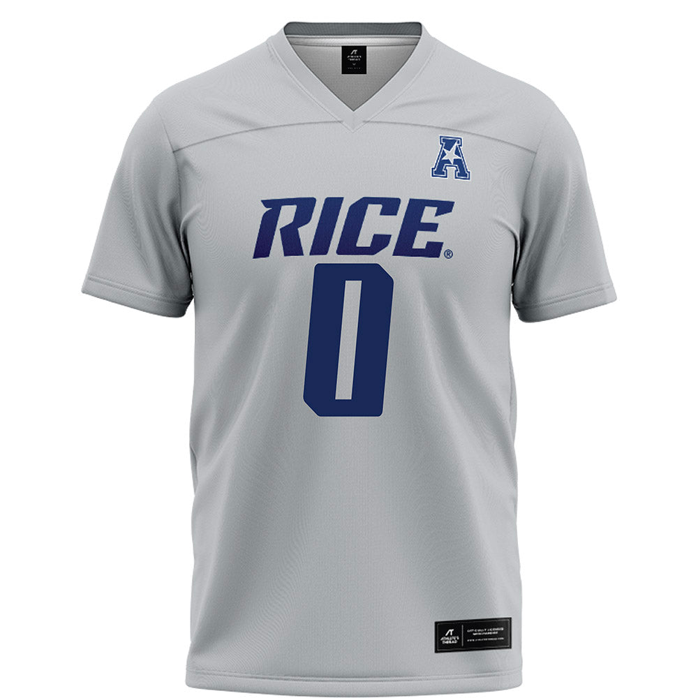 Rice - NCAA Football : Payton Matthews - Grey Football Jersey-0