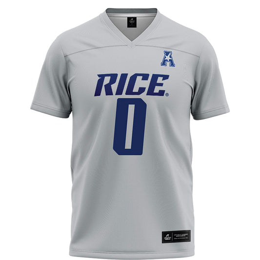 Rice - NCAA Football : Payton Matthews - Grey Football Jersey-0