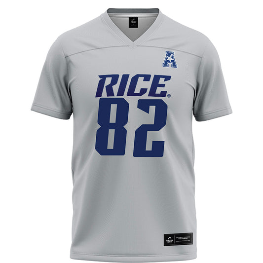Rice - NCAA Football : Colton Cole - Grey Football Jersey-0