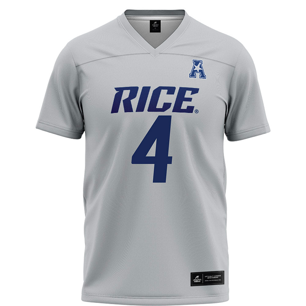 Rice - NCAA Football : Tariq Watson - Grey Football Jersey-0