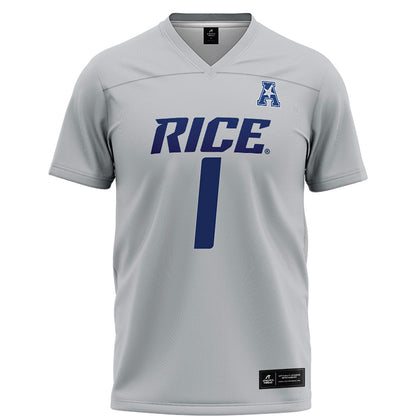 Rice - NCAA Football : Zach Cody - Grey Football Jersey-0