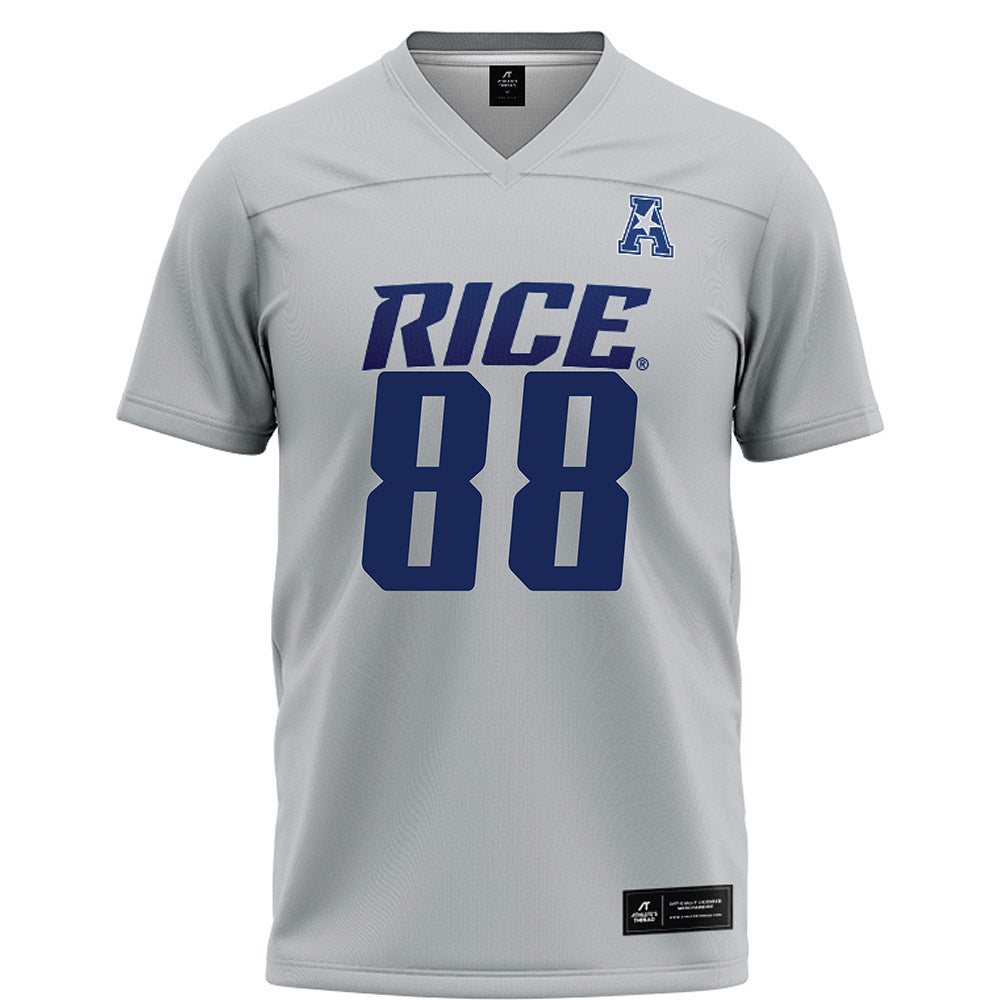 Rice - NCAA Football : Keenan Arcega-Whiteside - Grey Football Jersey-0