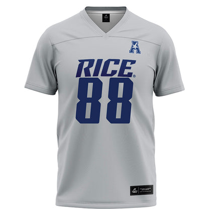 Rice - NCAA Football : Keenan Arcega-Whiteside - Grey Football Jersey-0