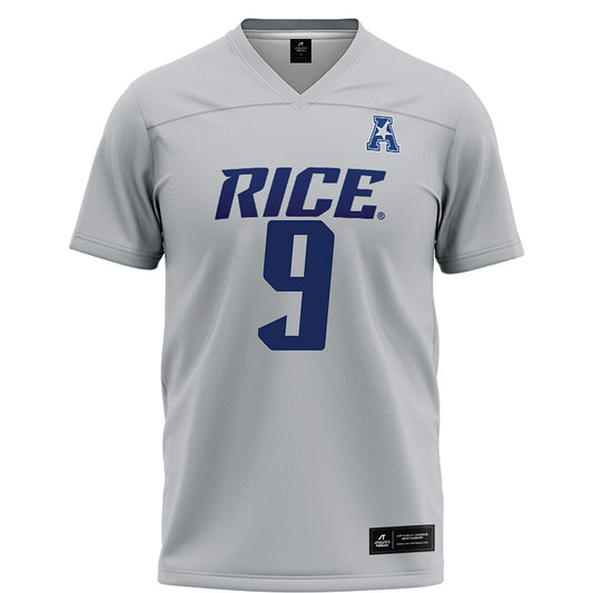 Rice - NCAA Football : Preston Zinter - Grey Football Jersey-0