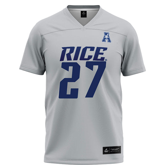 Rice - NCAA Football : Dionne Sims - Grey Football Jersey-0