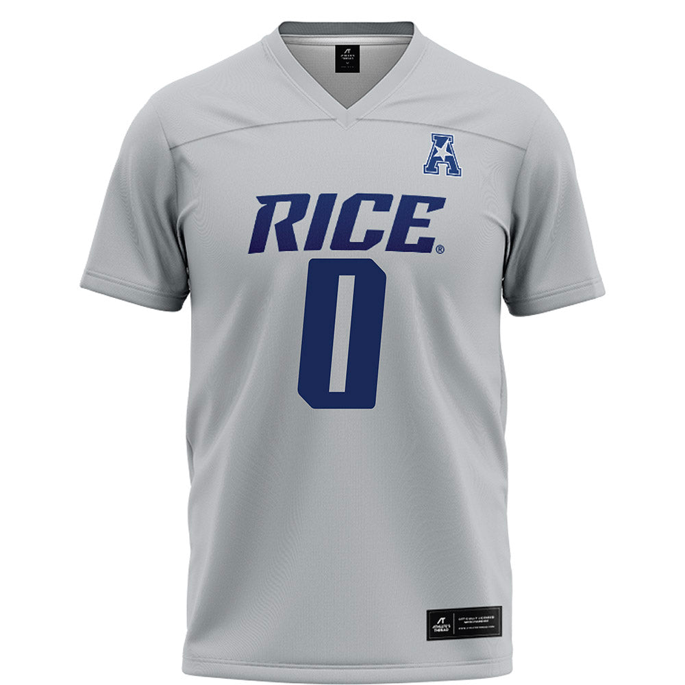 Rice - NCAA Football : Payton Matthews - Grey Football Jersey-0