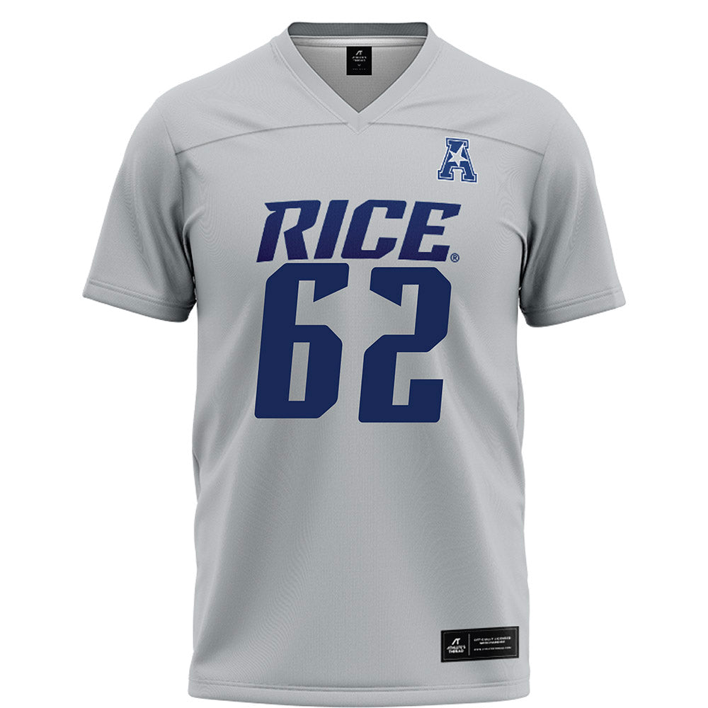 Rice - NCAA Football : Cullen Witt - Grey Football Jersey-0