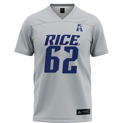 Rice - NCAA Football : Cullen Witt - Grey Football Jersey-0