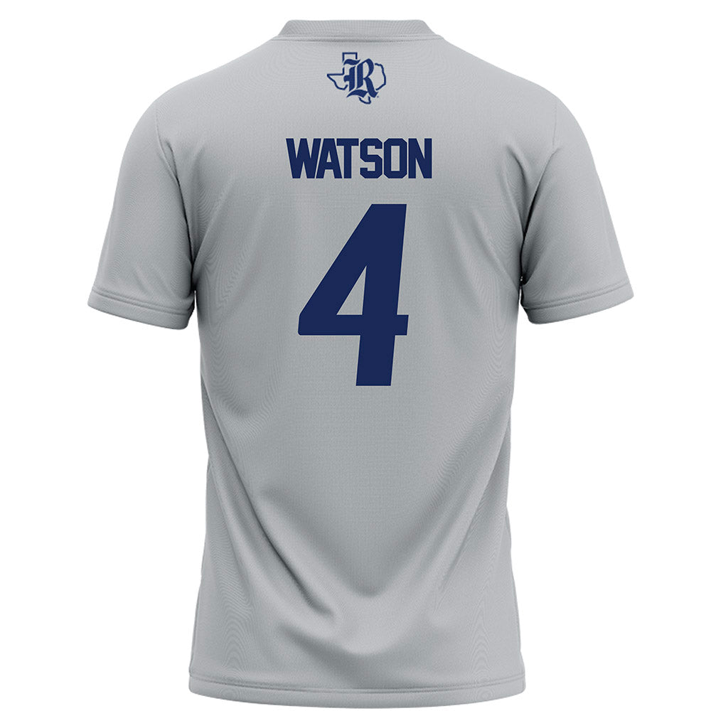 Rice - NCAA Football : Tariq Watson - Grey Football Jersey-1