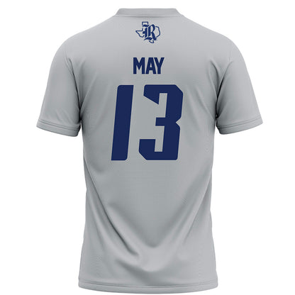Rice - NCAA Football : Tariq May - Grey Football Jersey-1