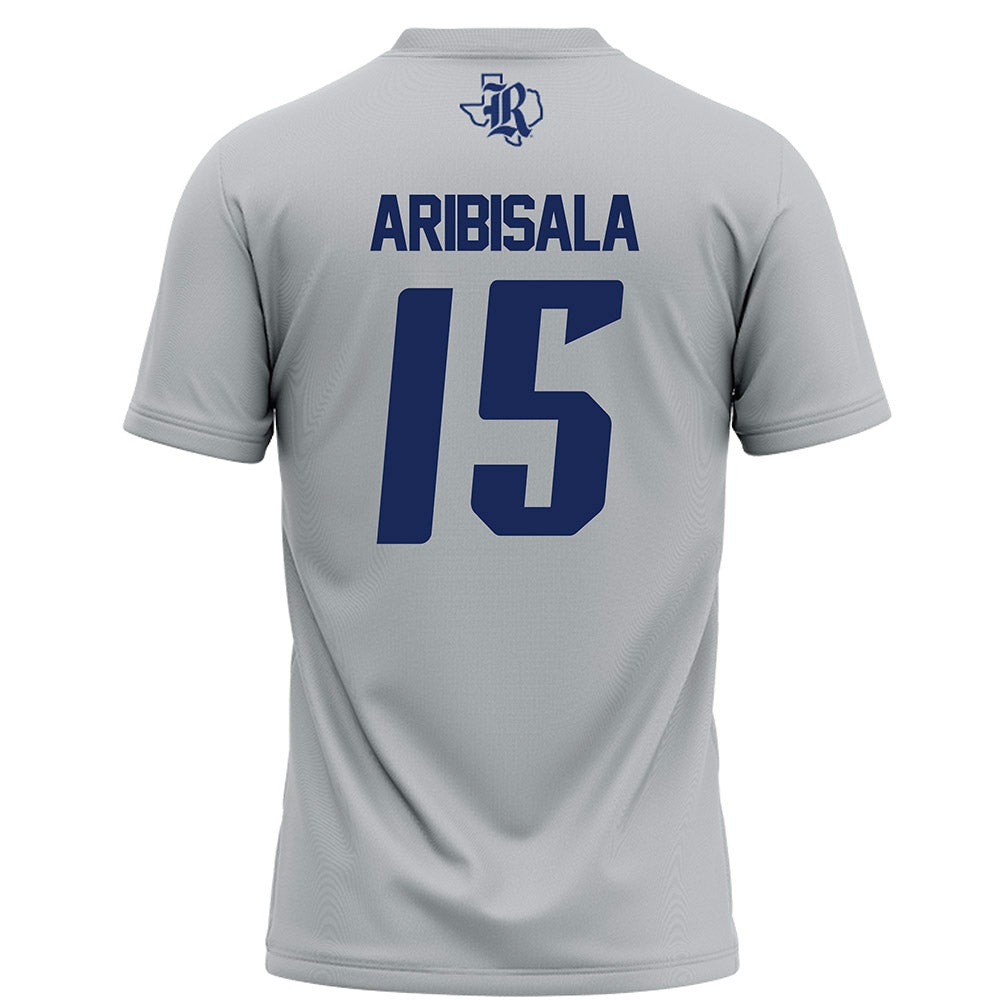 Rice - NCAA Football : Matthew Aribisala - Grey Football Jersey-1