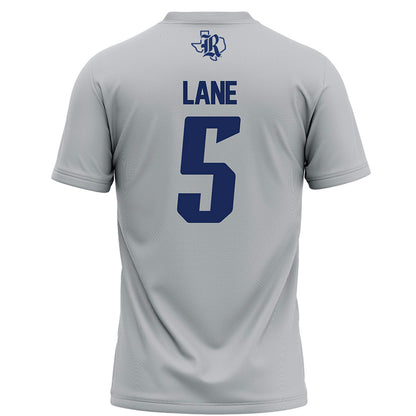 Rice - NCAA Football : Davis Lane - Grey Football Jersey-1