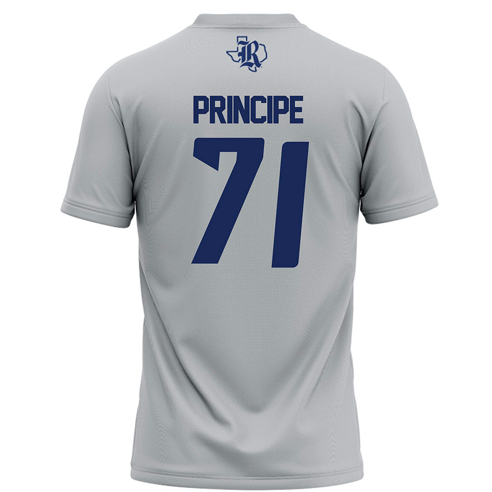 Rice - NCAA Football : Cole Principe - Grey Football Jersey-1