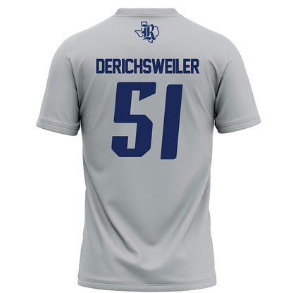 Rice - NCAA Football : Phoenix Derichsweiler - Grey Football Jersey-1