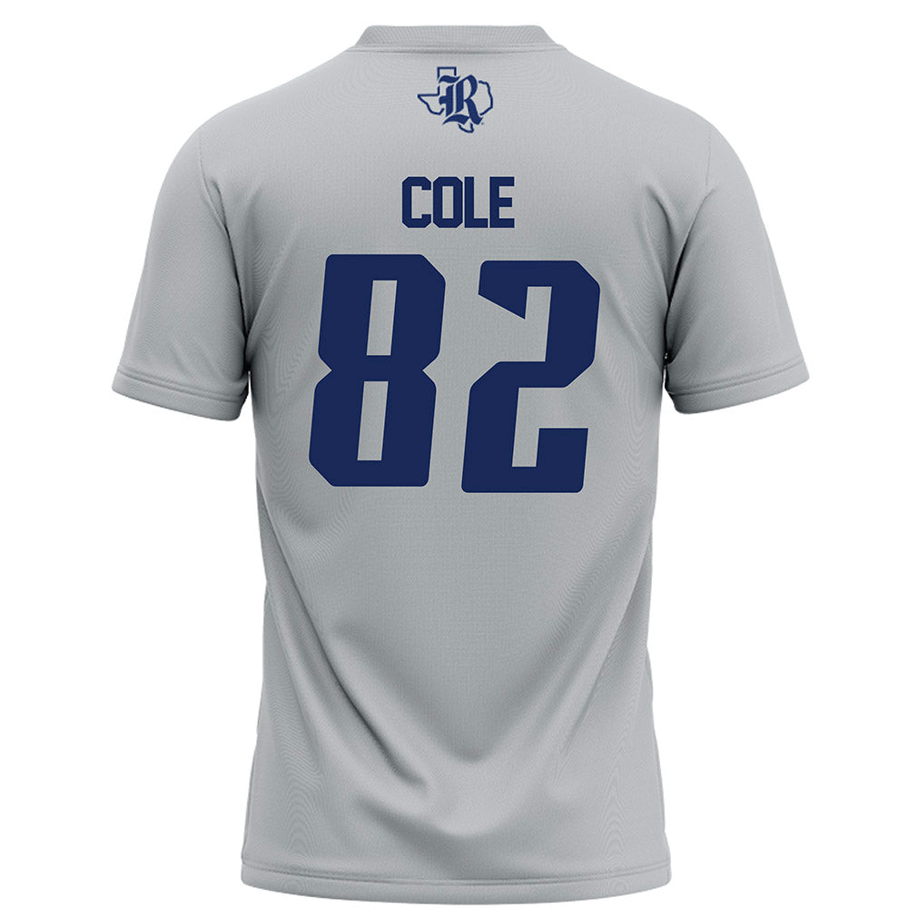 Rice - NCAA Football : Colton Cole - Grey Football Jersey-1