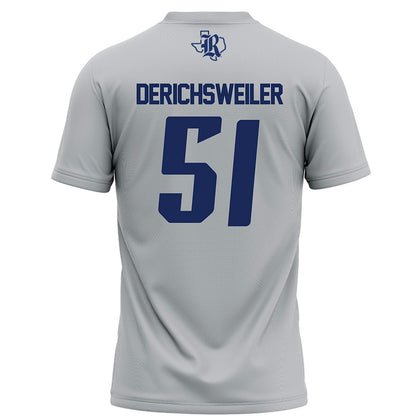 Rice - NCAA Football : Phoenix Derichsweiler - Grey Football Jersey-1
