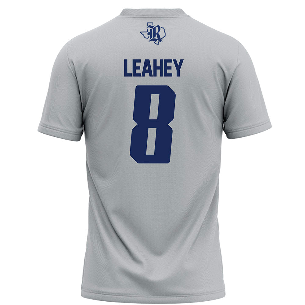 Rice - NCAA Football : Colin Leahey - Grey Football Jersey-1