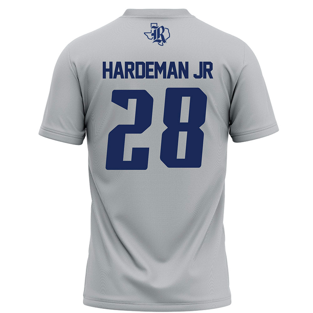 Rice - NCAA Football : D'Andre Hardeman Jr - Grey Football Jersey-1