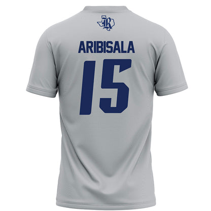 Rice - NCAA Football : Matthew Aribisala - Grey Football Jersey-1