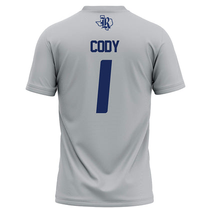 Rice - NCAA Football : Zach Cody - Grey Football Jersey-1