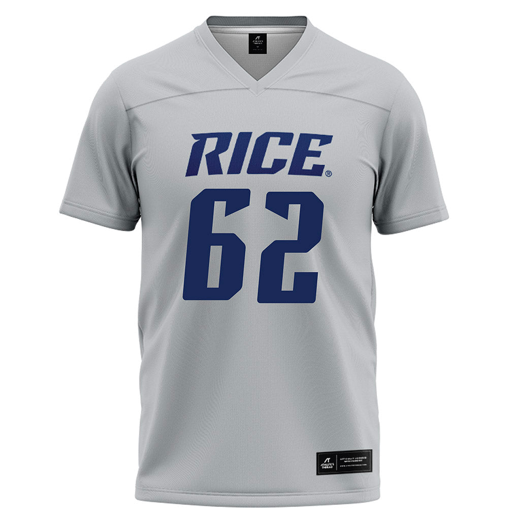 Rice - NCAA Football : Cullen Witt - Grey Football Jersey-0