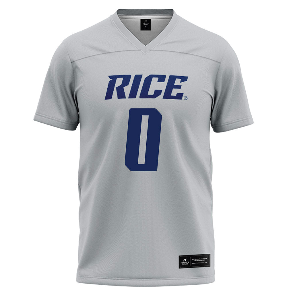 Rice - NCAA Football : Payton Matthews - Grey Football Jersey-0