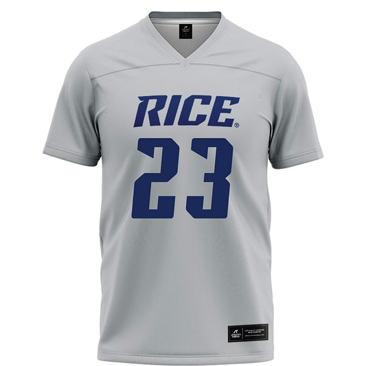 Rice - NCAA Football : Michael Amey III - Grey Football Jersey-0