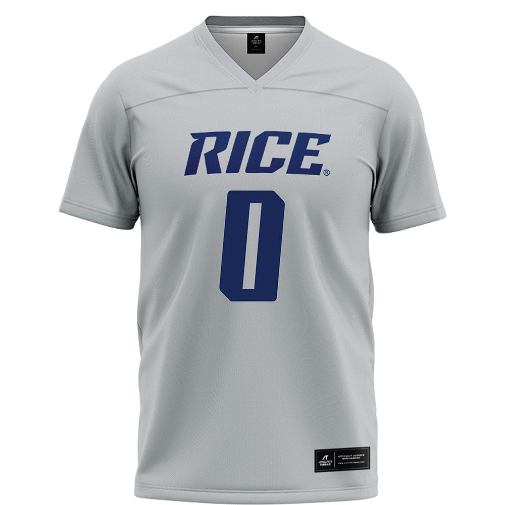 Rice - NCAA Football : Payton Matthews - Grey Football Jersey-0
