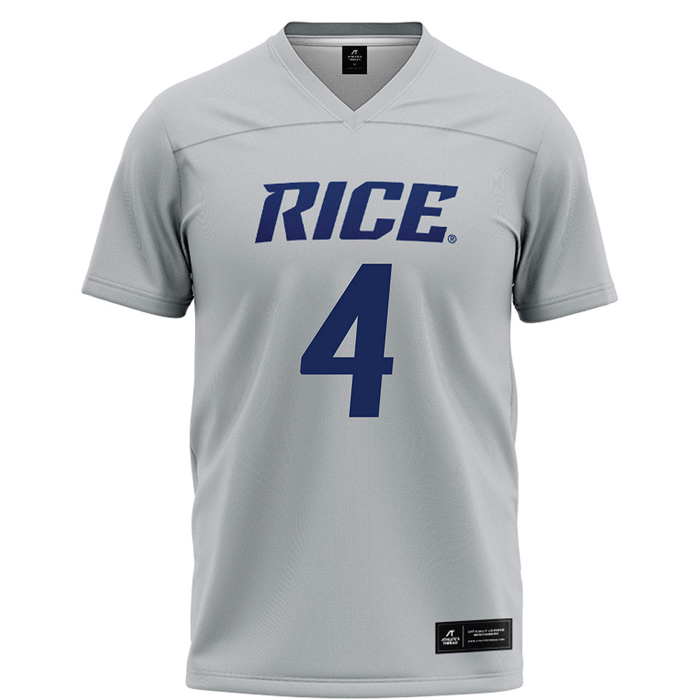 Rice - NCAA Football : Tariq Watson - Grey Football Jersey-0