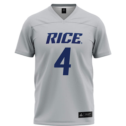 Rice - NCAA Football : Tariq Watson - Grey Football Jersey-0