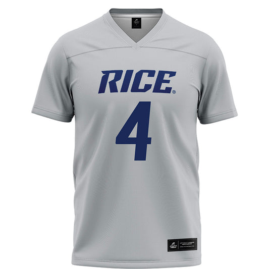 Rice - NCAA Football : Tariq Watson - Grey Football Jersey-0