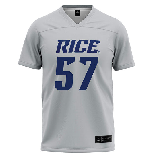 Rice - NCAA Football : Leyonte Chandler - Grey Football Jersey-0