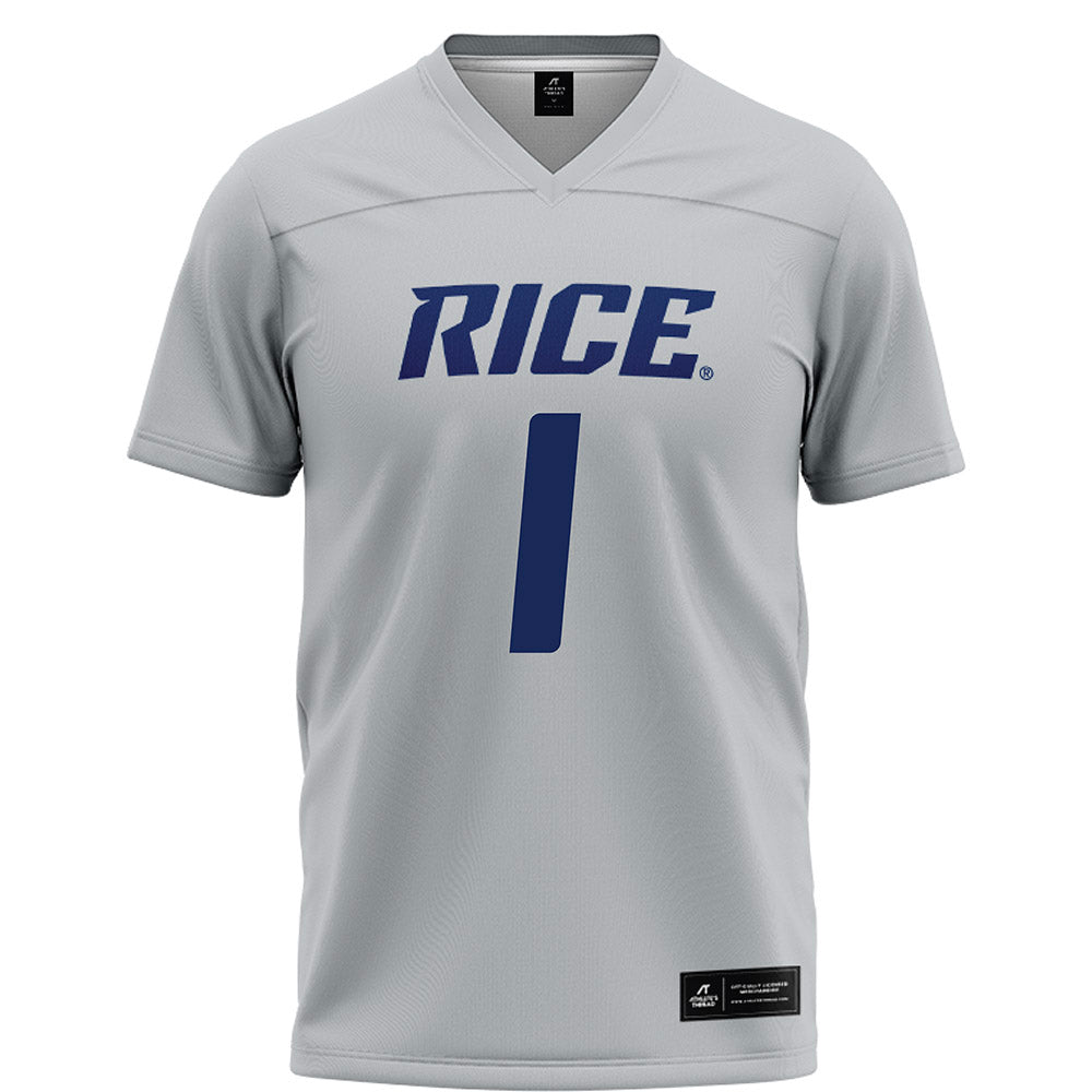 Rice - NCAA Football : Zach Cody - Grey Football Jersey-0
