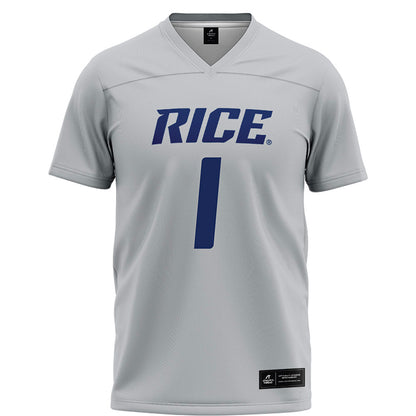 Rice - NCAA Football : Zach Cody - Grey Football Jersey-0