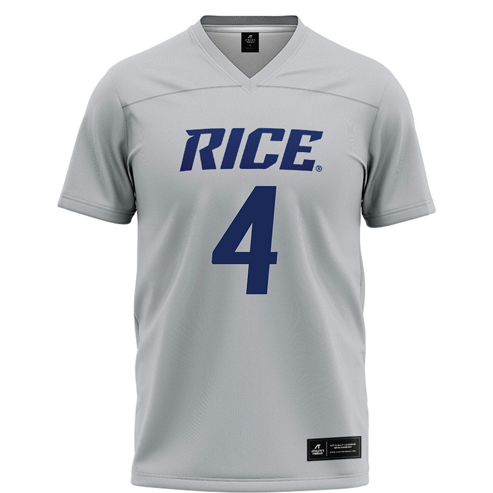 Rice - NCAA Football : Gael Ochoa - Grey Football Jersey-0