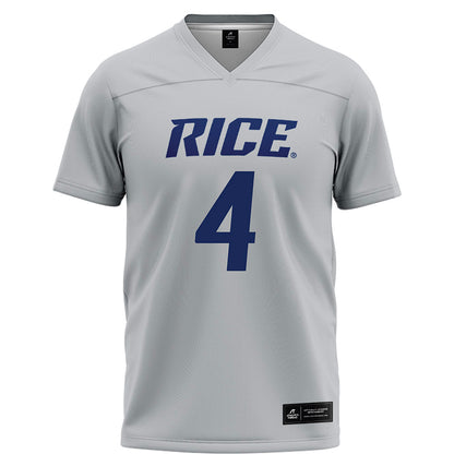 Rice - NCAA Football : Gael Ochoa - Grey Football Jersey-0