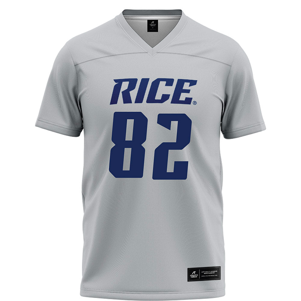 Rice - NCAA Football : Colton Cole - Grey Football Jersey-0