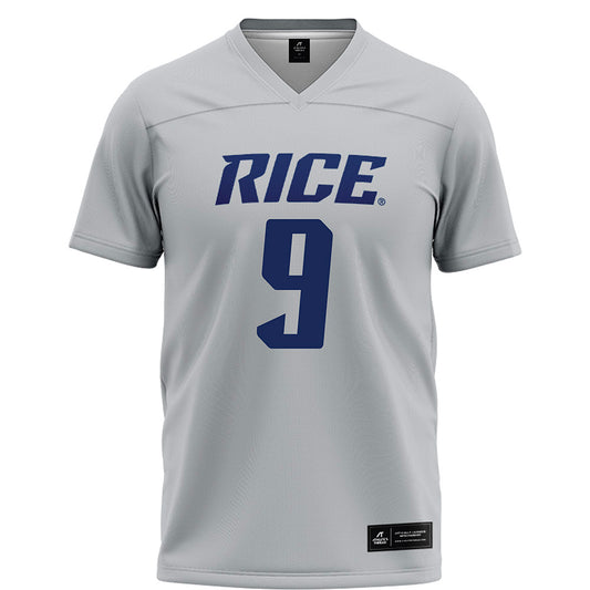 Rice - NCAA Football : Preston Zinter - Grey Football Jersey-0