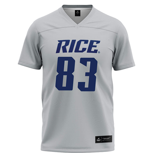 Rice - NCAA Football : Jackson Ranucci - Grey Football Jersey-0
