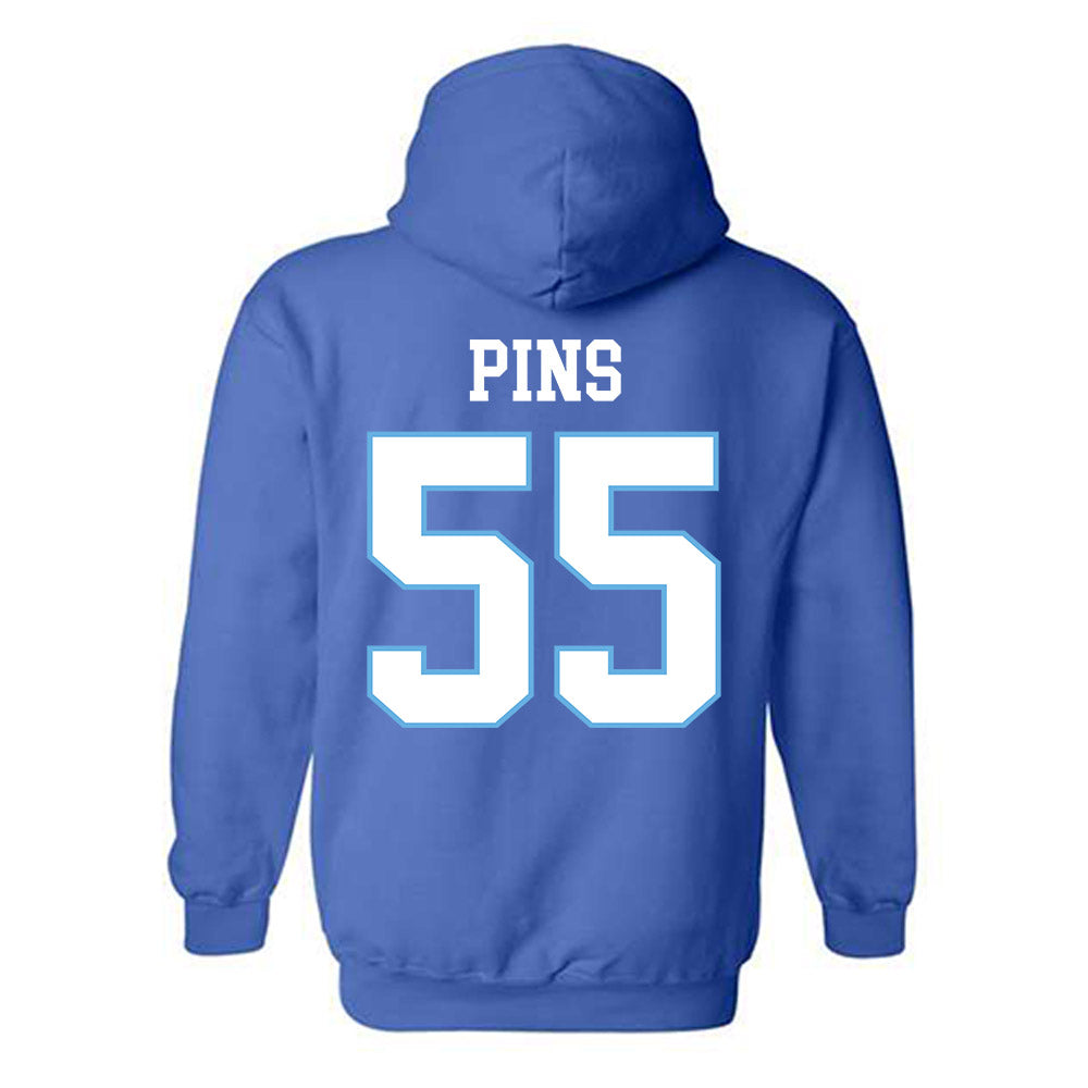 Drake - NCAA Football : Owen Pins - Classic Shersey Hooded Sweatshirt-1