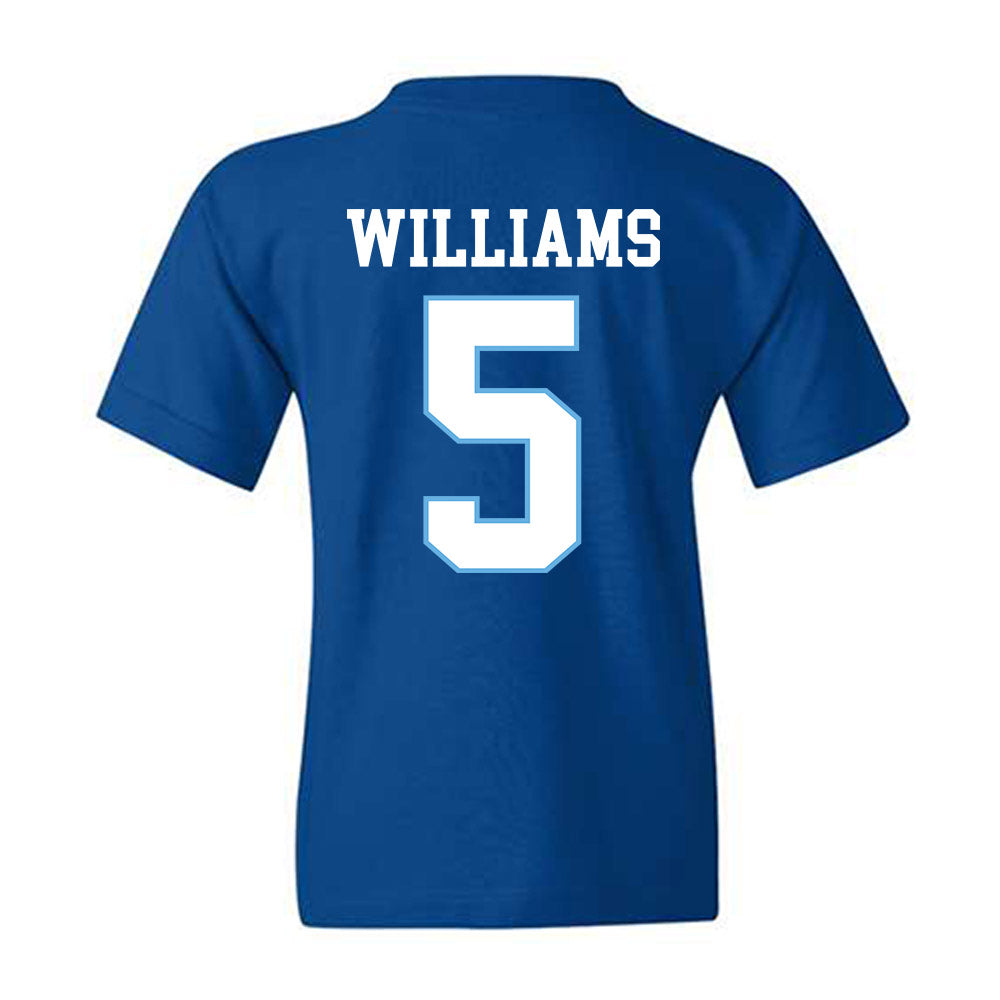 Drake - NCAA Football : Tommy Williams - Classic Shersey Youth T-Shirt-1