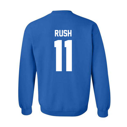Drake - NCAA Men's Basketball : LJ Rush - Classic Shersey Crewneck Sweatshirt-1