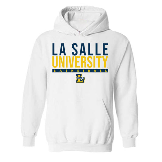 La Salle - NCAA Men's Basketball : Edwin Daniel - Classic Shersey Hooded Sweatshirt-0