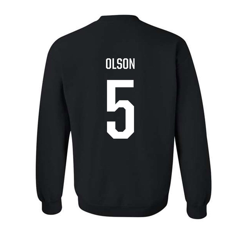 Marshall - NCAA Women's Basketball : Olivia Olson - Crewneck Sweatshirt-1