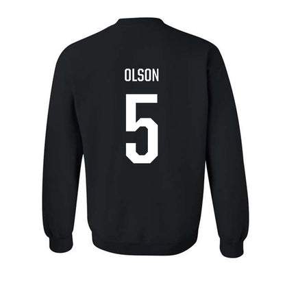 Marshall - NCAA Women's Basketball : Olivia Olson - Crewneck Sweatshirt-1