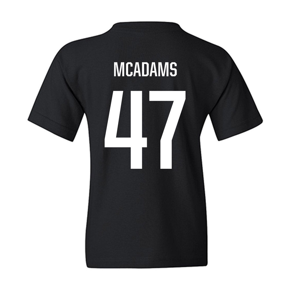 Marshall - NCAA Football : EahJay McAdams - Youth T-Shirt-1