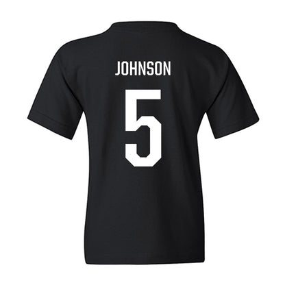 Marshall - NCAA Men's Basketball : DeMarco Johnson - Youth T-Shirt-1