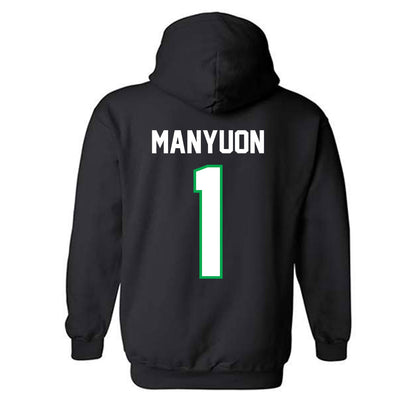 Marshall - NCAA Men's Basketball : Emmanuel Manyuon - Classic Shersey Hooded Sweatshirt-1