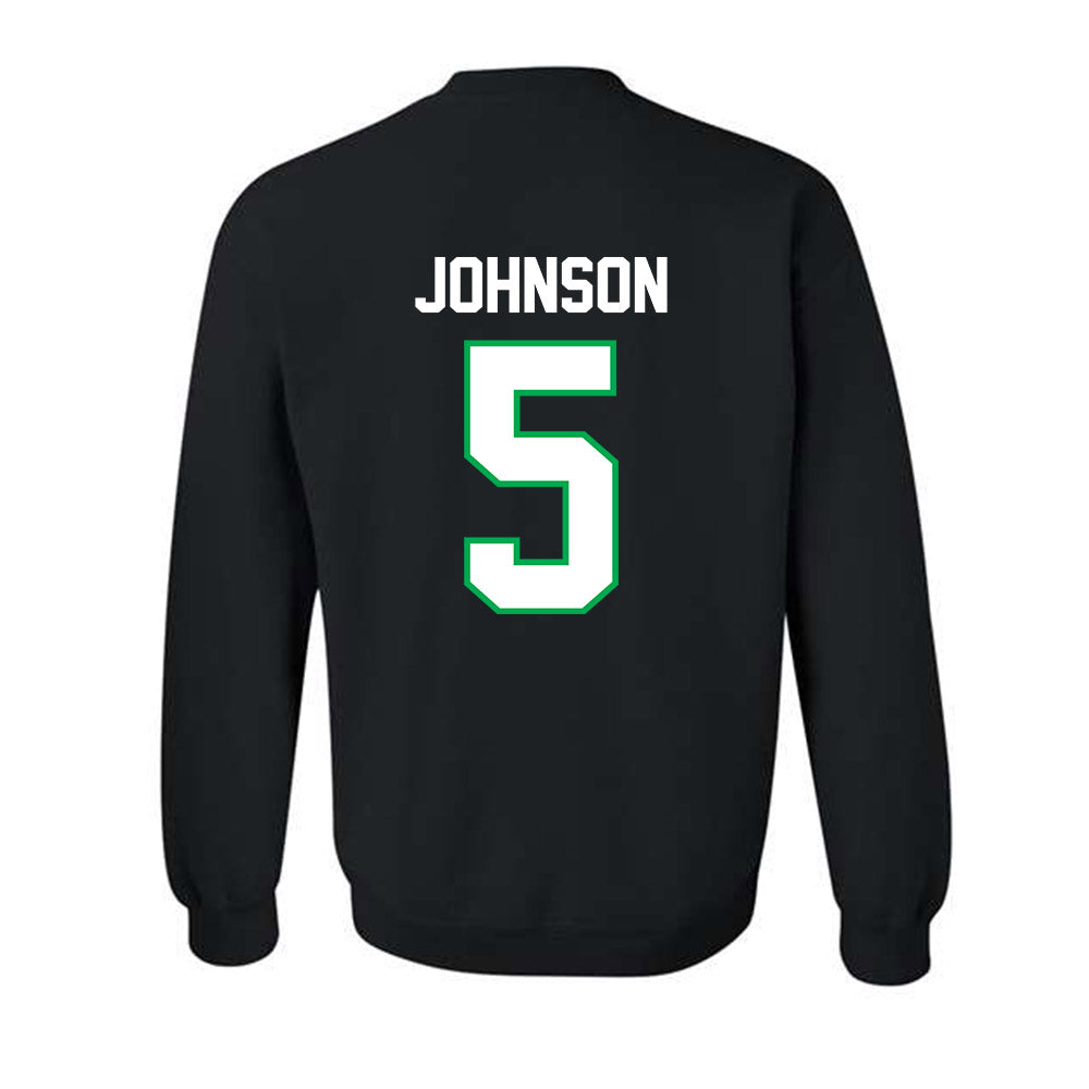 Marshall - NCAA Men's Basketball : DeMarco Johnson - Classic Shersey Crewneck Sweatshirt-1