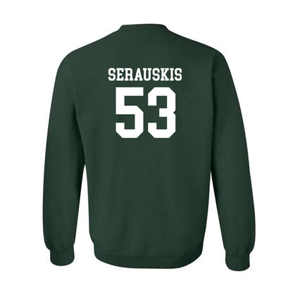 Michigan State - NCAA Football : Trey Serauskis - Classic Shersey Crewneck Sweatshirt-1
